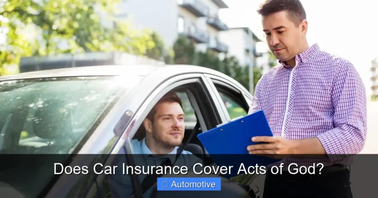 Does Car Insurance Cover Acts of God?
