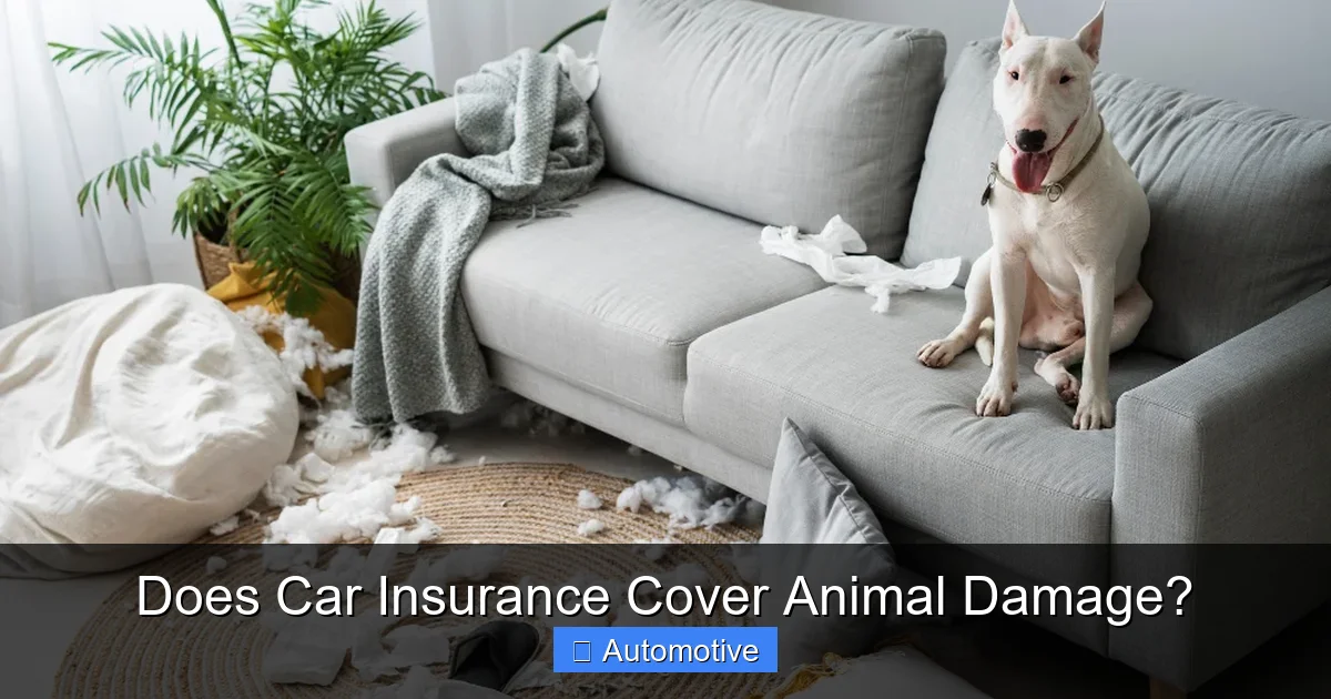 Does Car Insurance Cover Animal Damage?