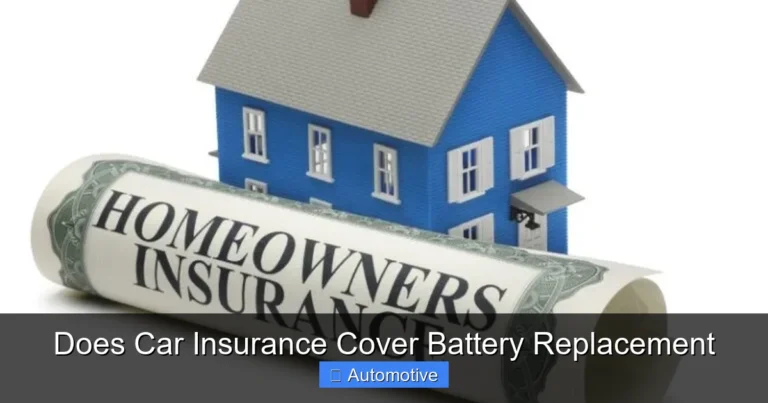 Does Car Insurance Cover Battery Replacement