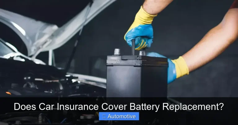 Does Car Insurance Cover Battery Replacement?