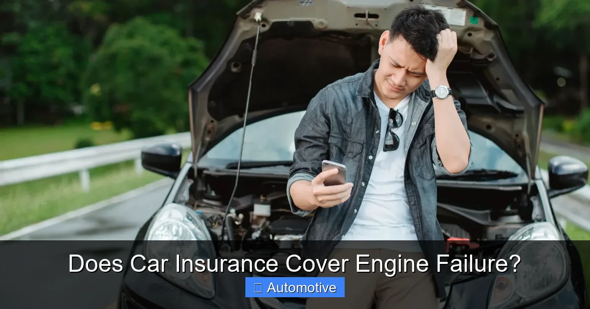 Does Car Insurance Cover Engine Failure?