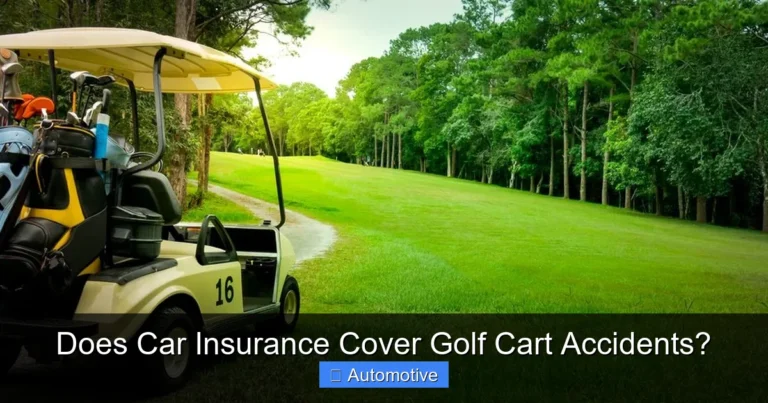 Does Car Insurance Cover Golf Cart Accidents?