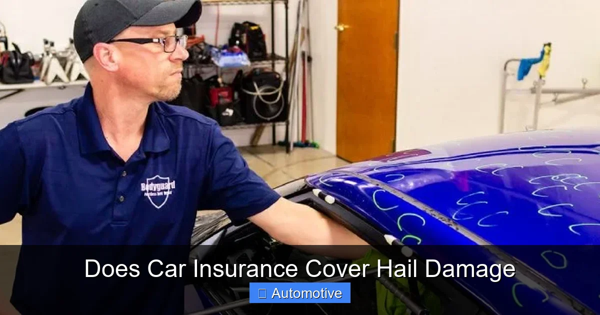 Does Car Insurance Cover Hail Damage