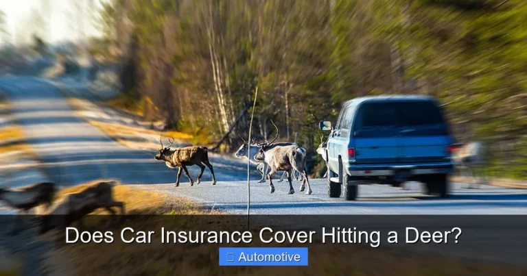 Does Car Insurance Cover Hitting a Deer?