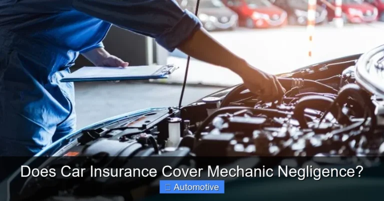 Does Car Insurance Cover Mechanic Negligence?