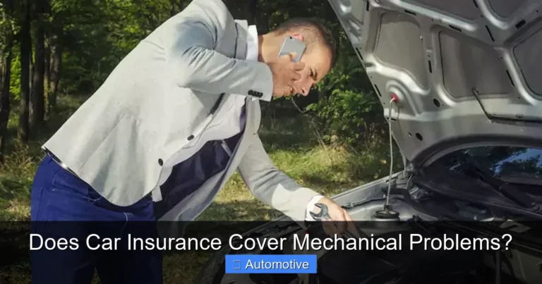 Does Car Insurance Cover Mechanical Problems?
