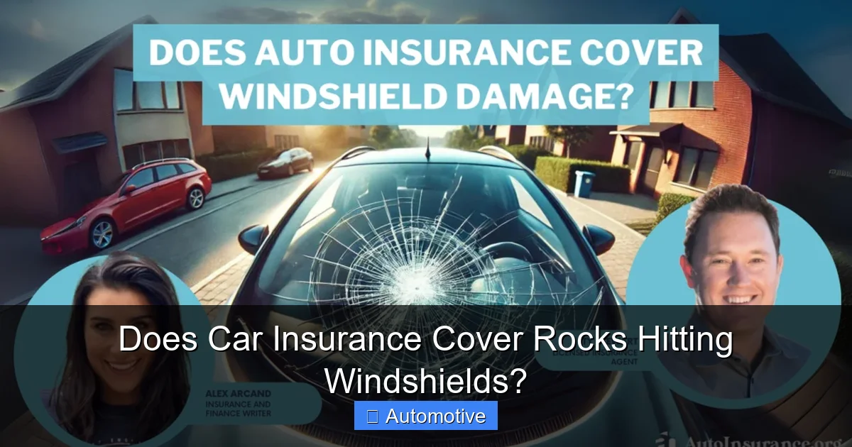 Does Car Insurance Cover Rocks Hitting Windshields?