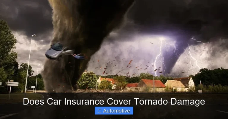 Does Car Insurance Cover Tornado Damage
