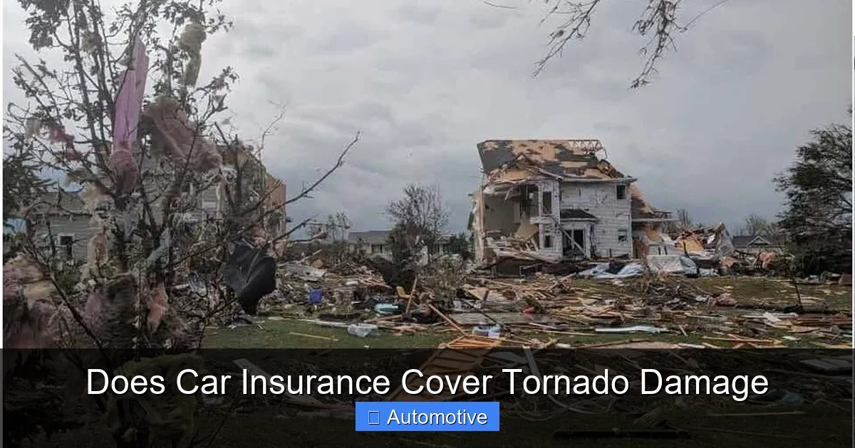 Does Car Insurance Cover Tornado Damage