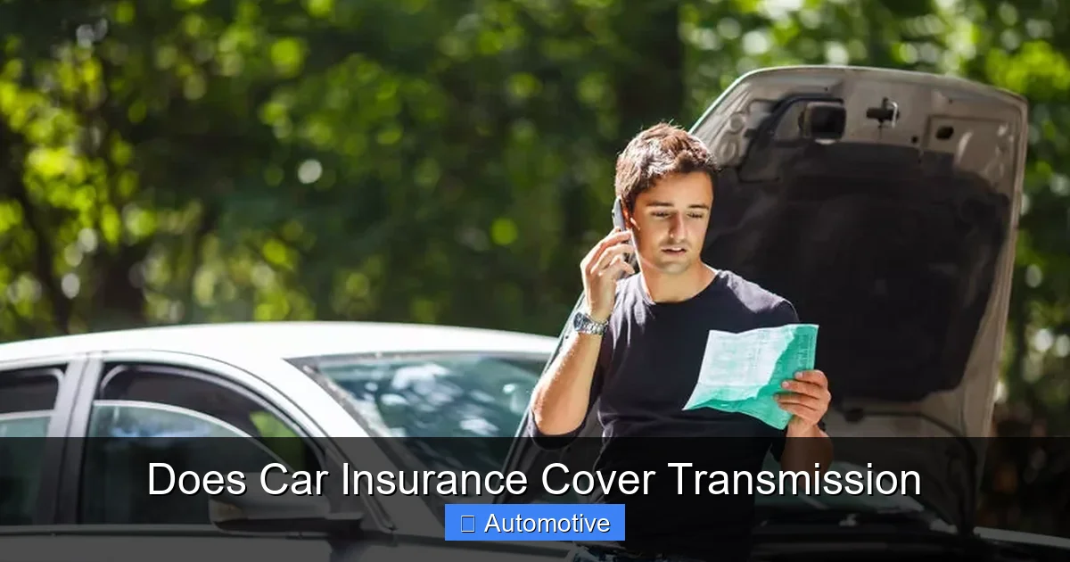 Does Car Insurance Cover Transmission