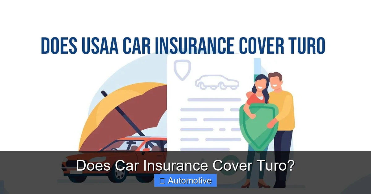 Does Car Insurance Cover Turo?
