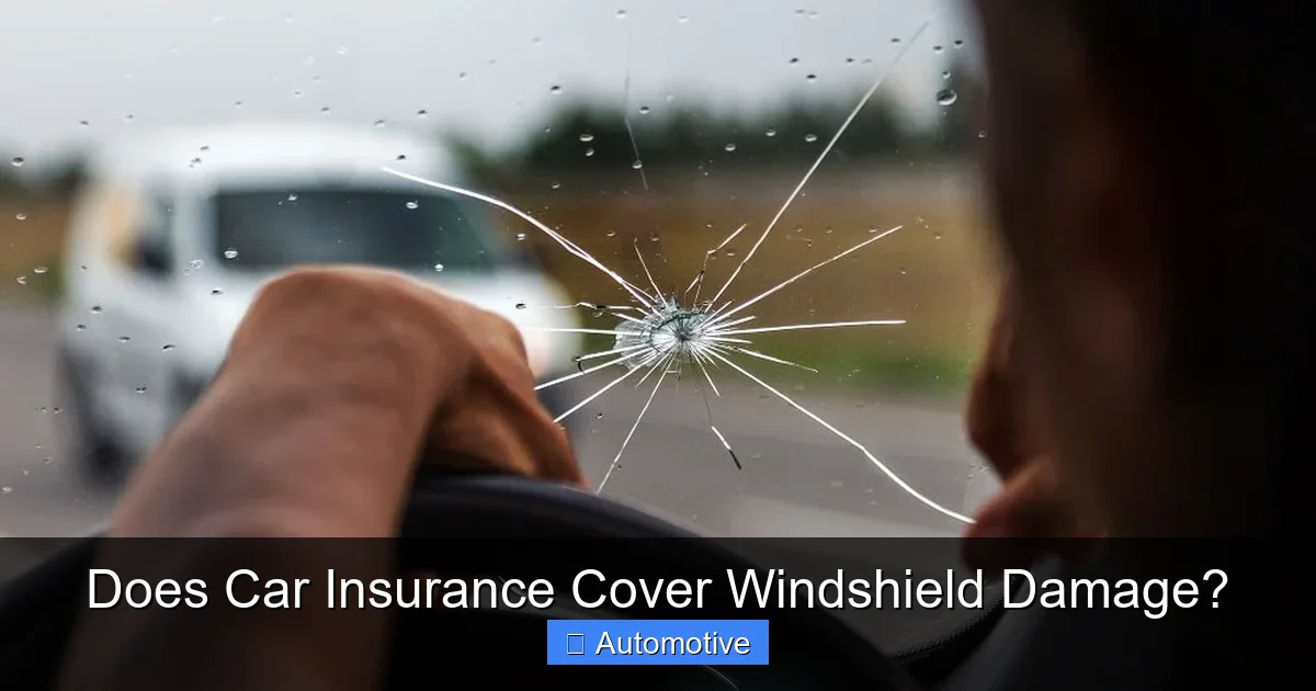 Does Car Insurance Cover Windshield Damage?