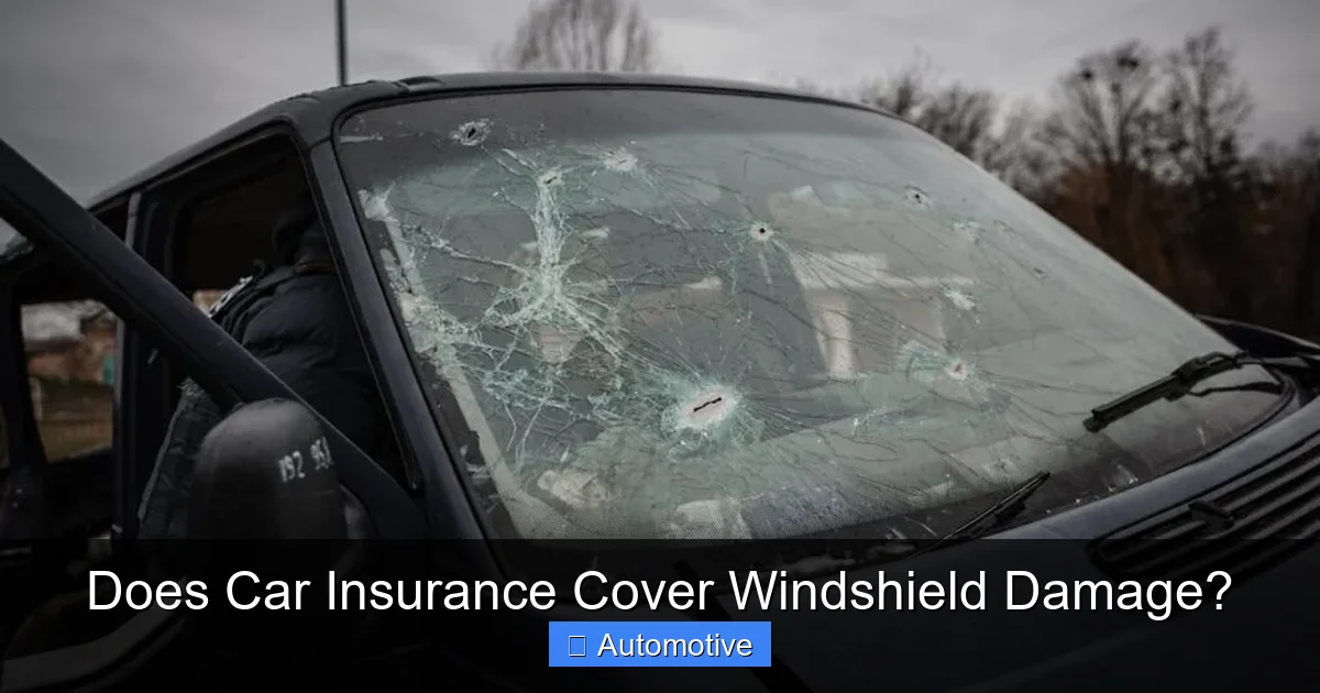 Does Car Insurance Cover Windshield Damage?