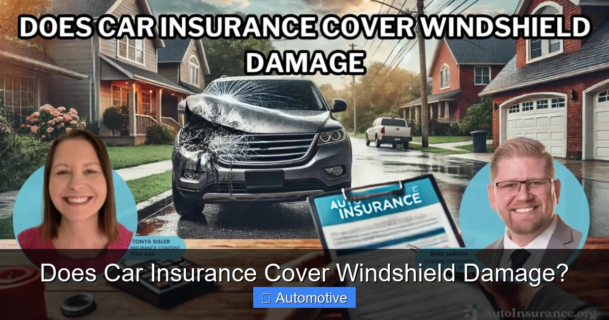 Does Car Insurance Cover Windshield Damage?
