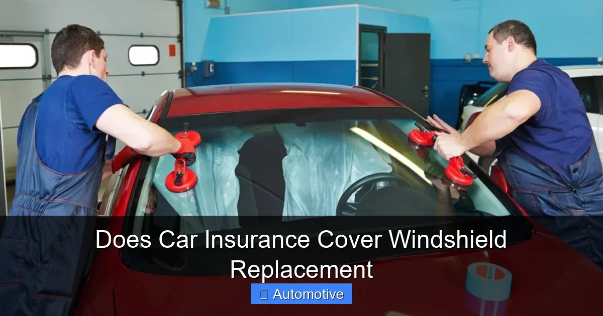 Does Car Insurance Cover Windshield Replacement