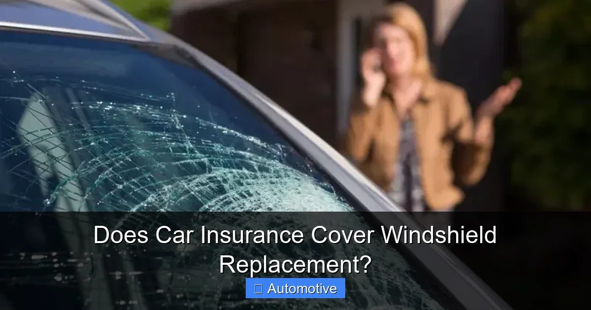 Does Car Insurance Cover Windshield Replacement?