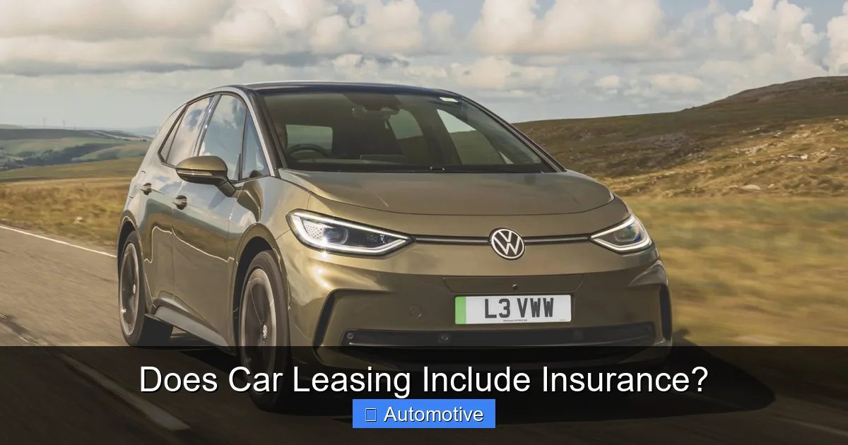 Does Car Leasing Include Insurance?