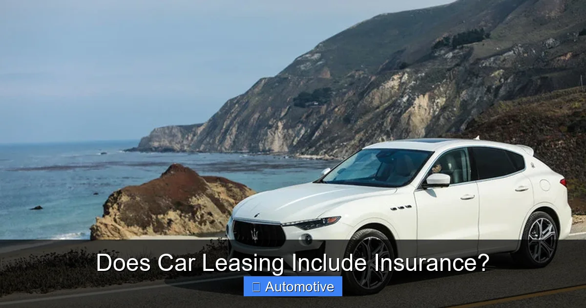 Does Car Leasing Include Insurance?