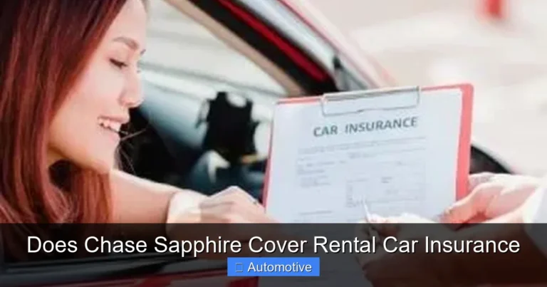 Does Chase Sapphire Cover Rental Car Insurance