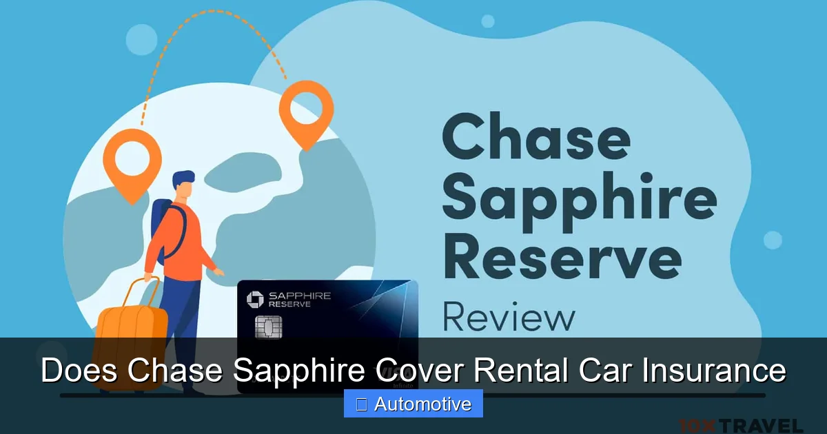 Does Chase Sapphire Cover Rental Car Insurance