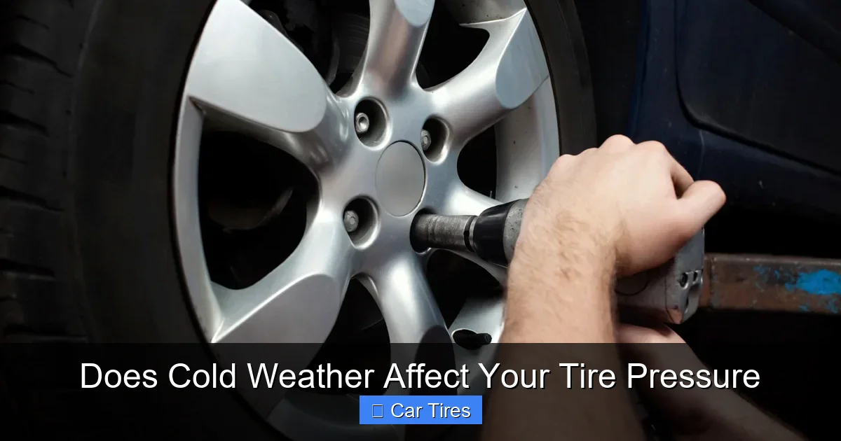 Does Cold Weather Affect Your Tire Pressure