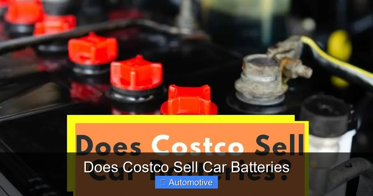 Does Costco Sell Car Batteries