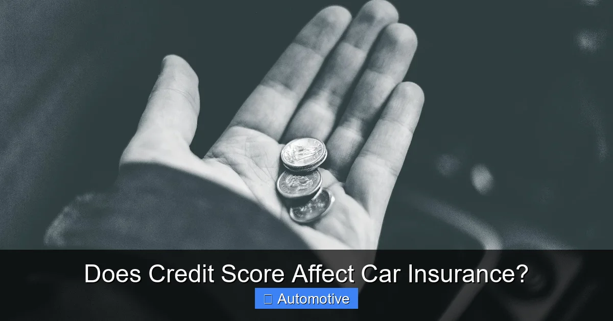 Does Credit Score Affect Car Insurance?