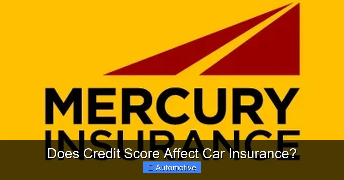 Does Credit Score Affect Car Insurance?
