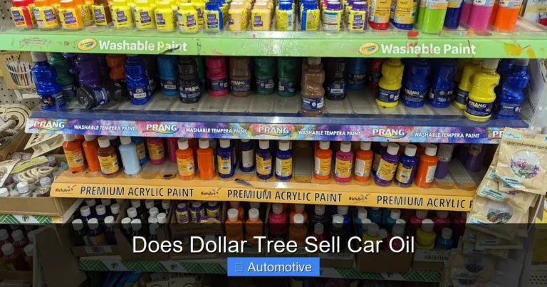 Does Dollar Tree Sell Car Oil