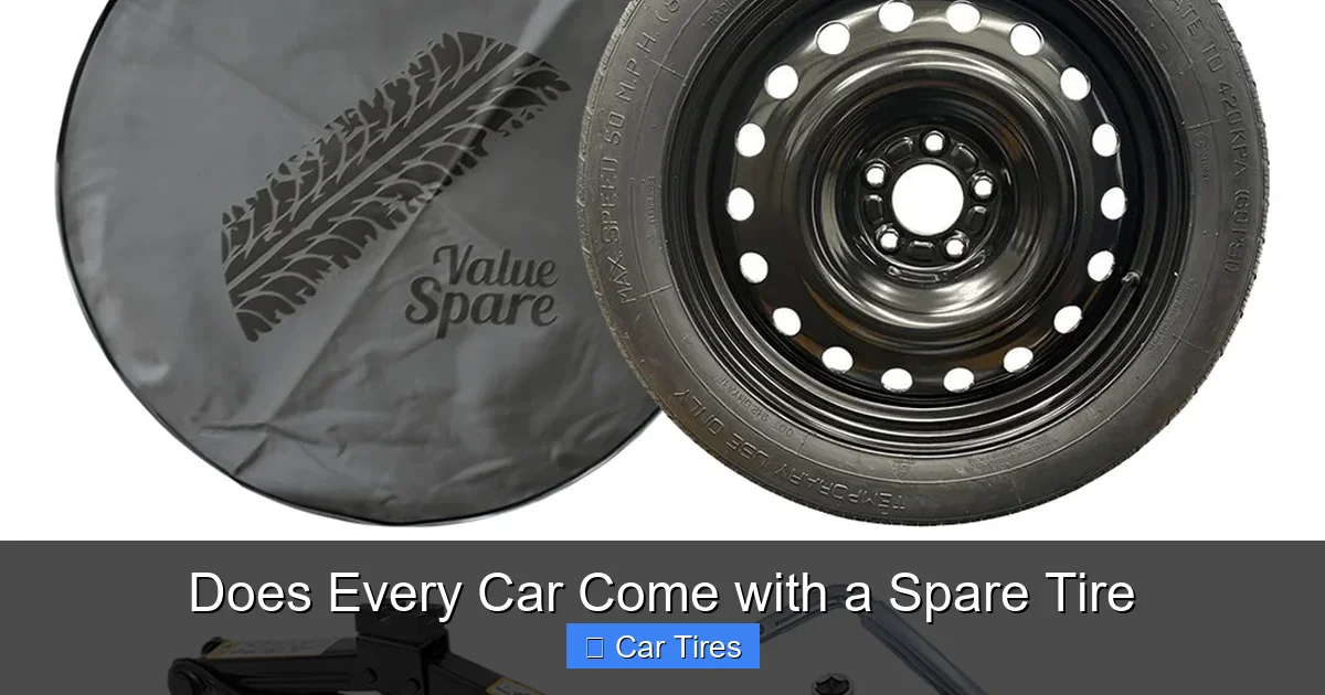 Does Every Car Come with a Spare Tire