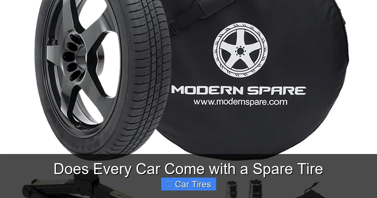 Does Every Car Come with a Spare Tire