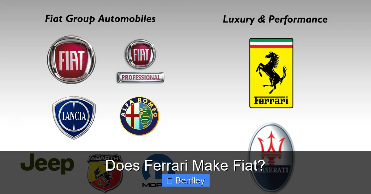 Does Ferrari Make Fiat?