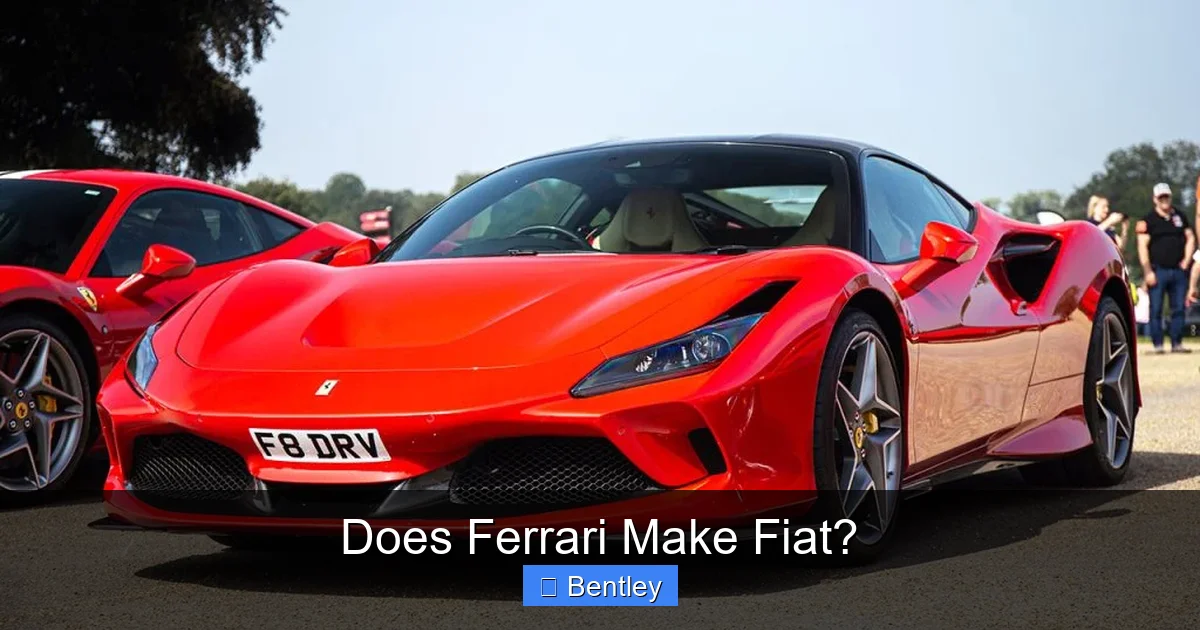 Does Ferrari Make Fiat?