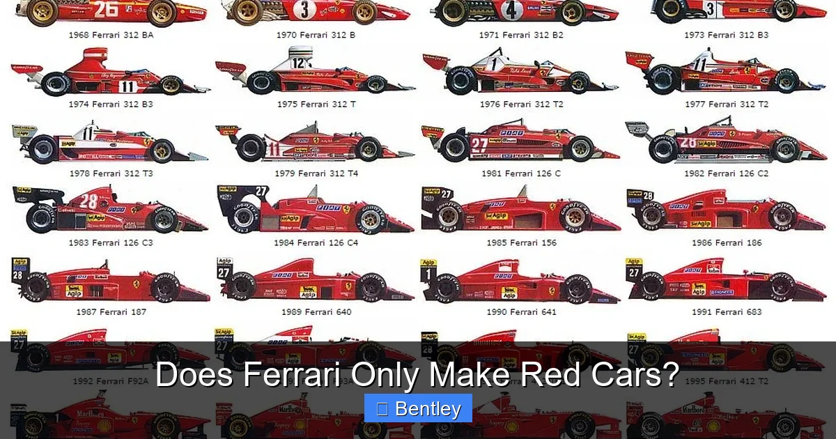 Does Ferrari Only Make Red Cars?