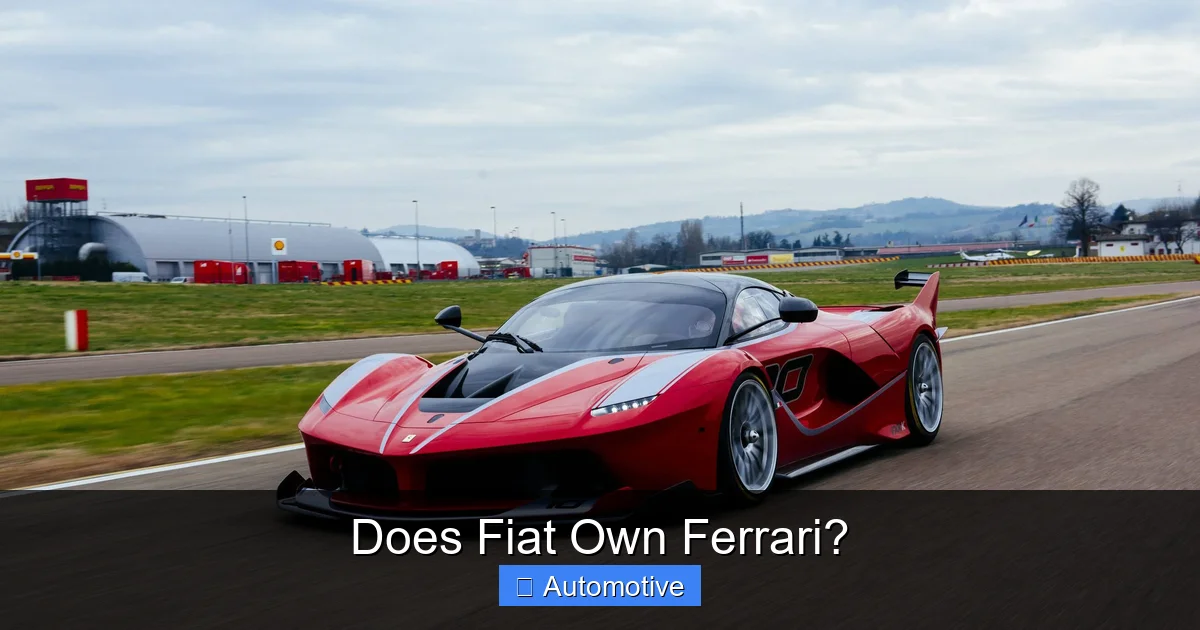 Does Fiat Own Ferrari?