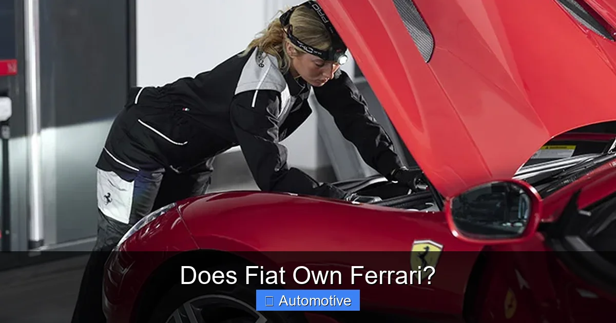 Does Fiat Own Ferrari?