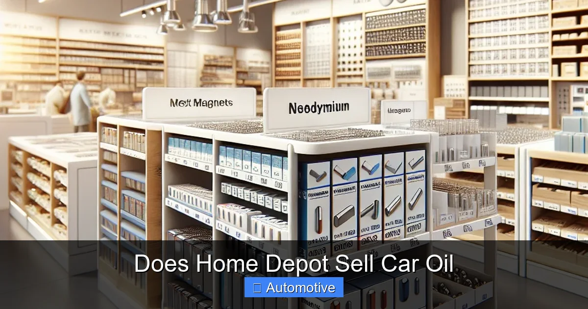 Does Home Depot Sell Car Oil