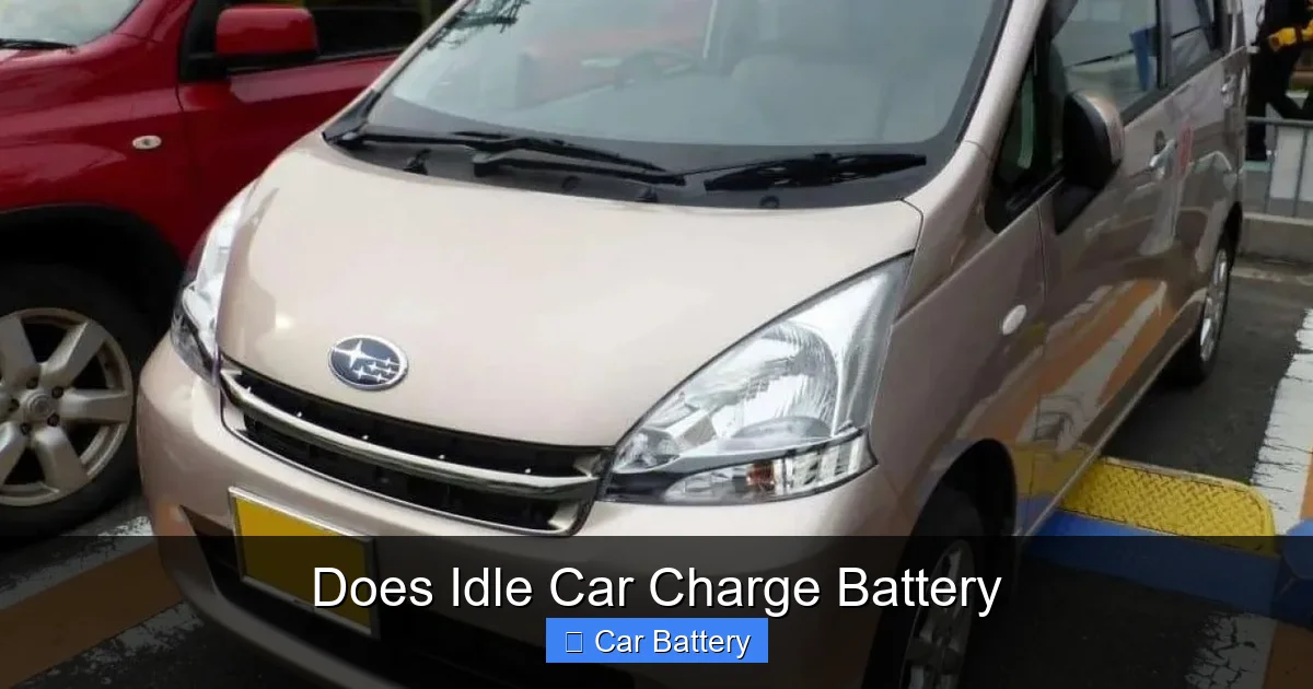 Does Idle Car Charge Battery