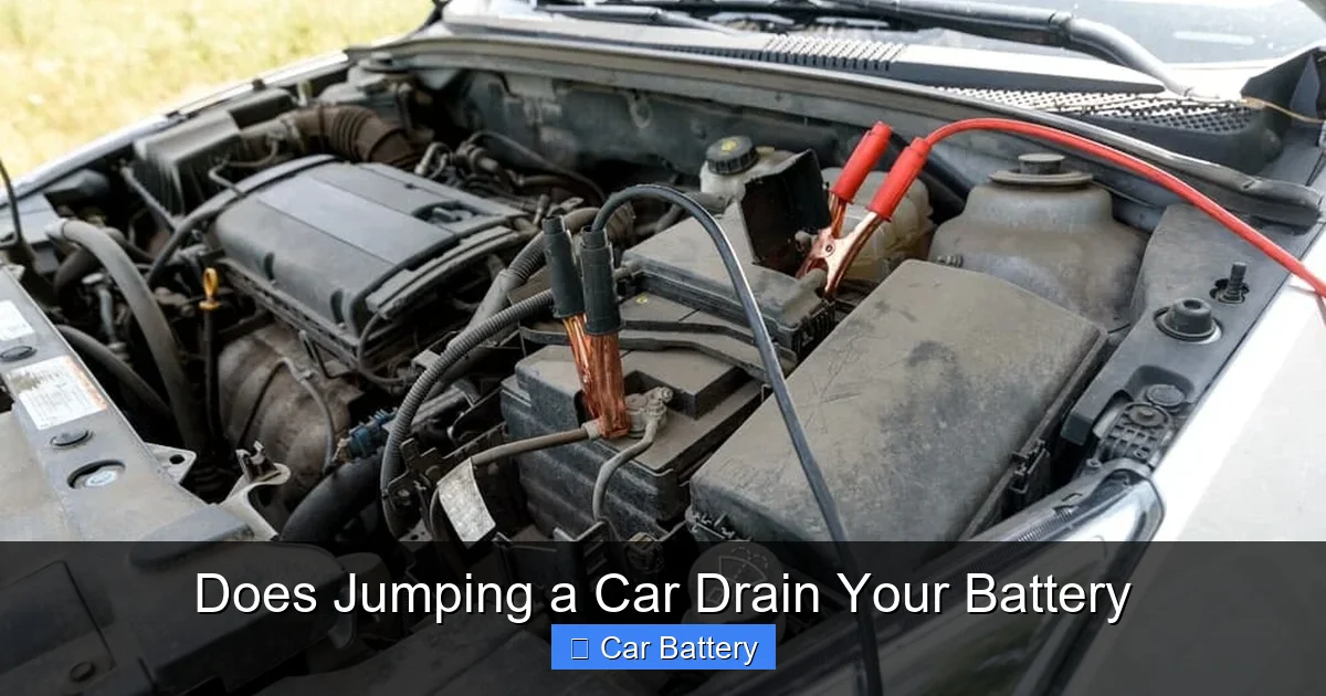 Does Jumping a Car Drain Your Battery