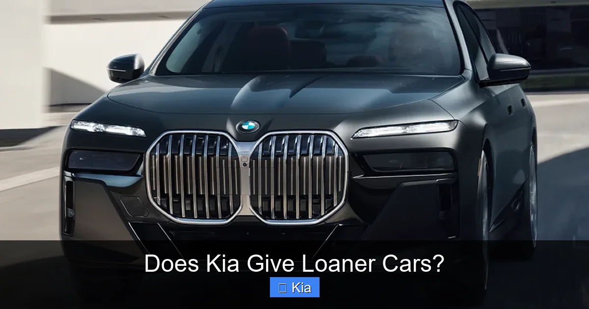 Does Kia Give Loaner Cars?