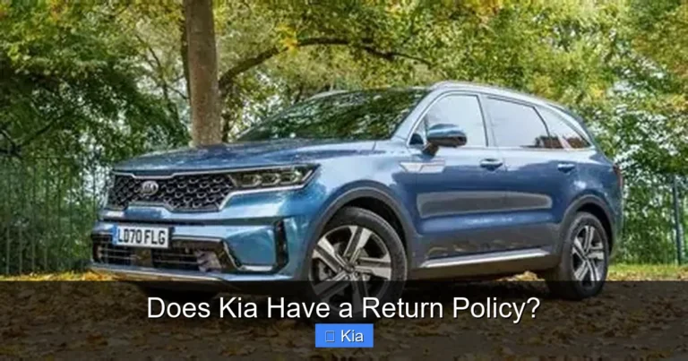 Does Kia Have a Return Policy?