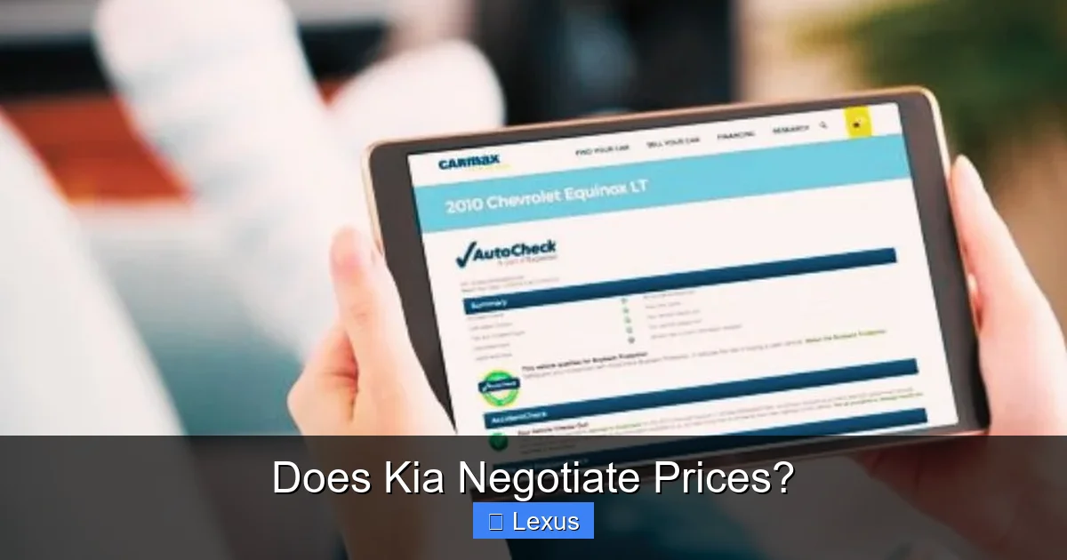 Does Kia Negotiate Prices?
