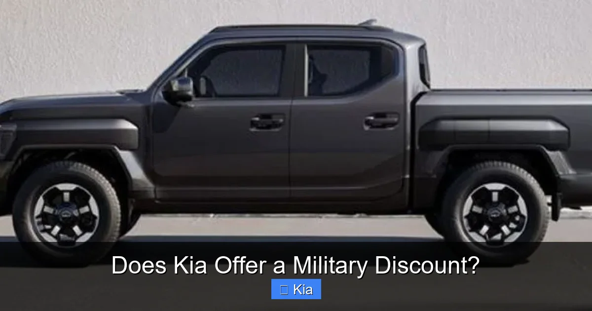 Does Kia Offer a Military Discount?