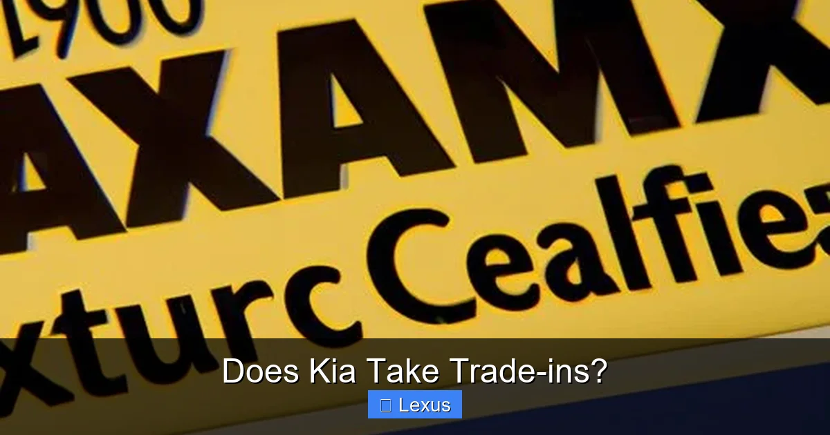 Does Kia Take Trade-ins?