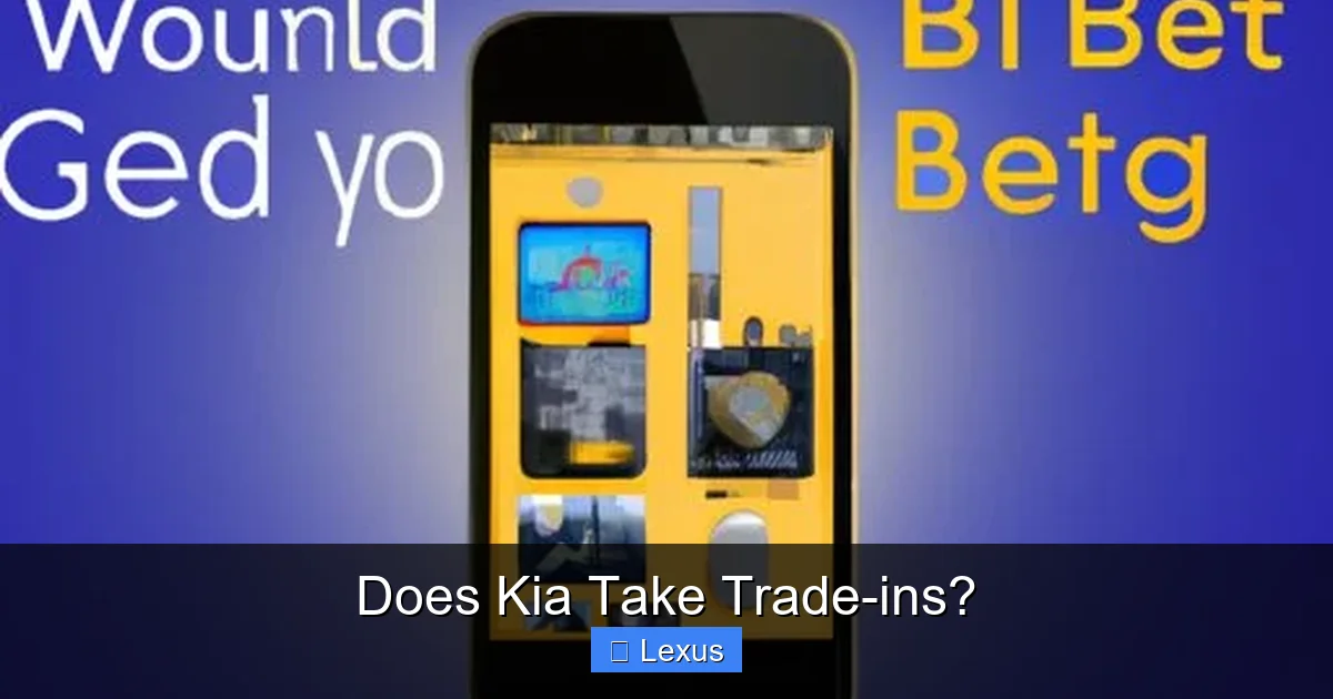 Does Kia Take Trade-ins?