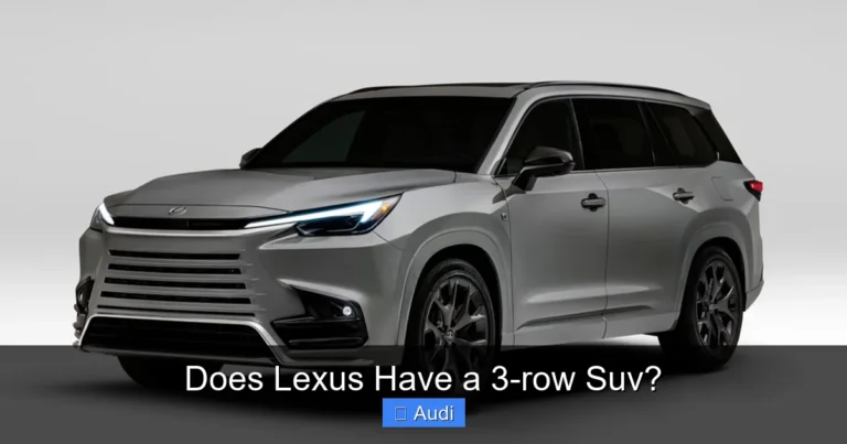 Does Lexus Have a 3-row Suv?