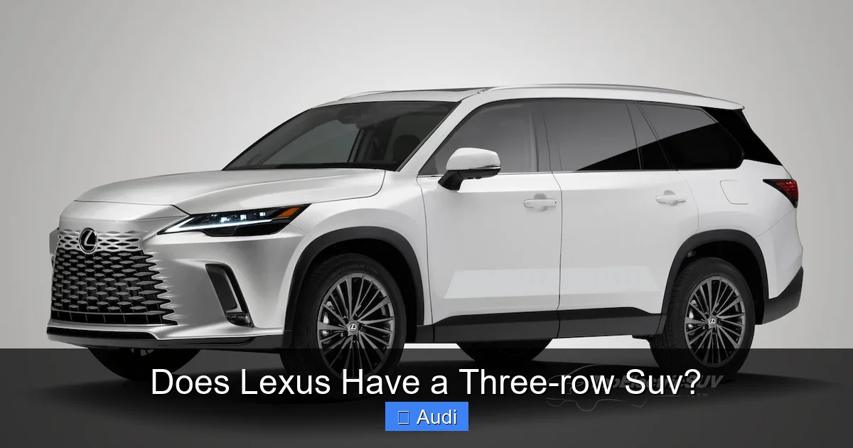 Does Lexus Have a Three-row Suv?