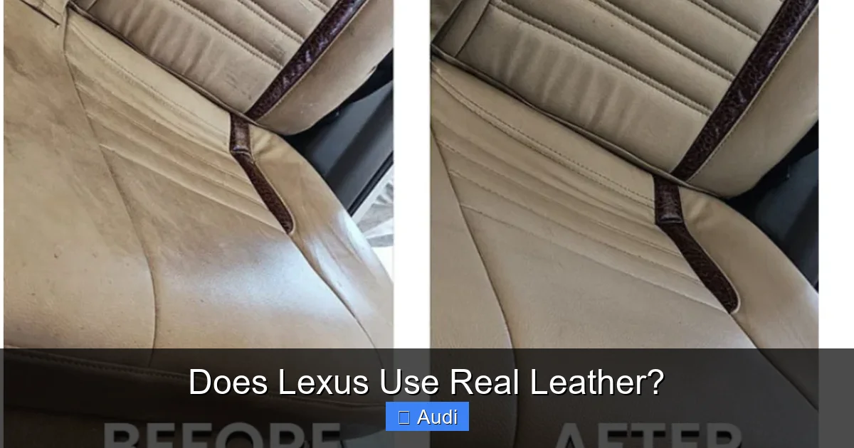 Does Lexus Use Real Leather?