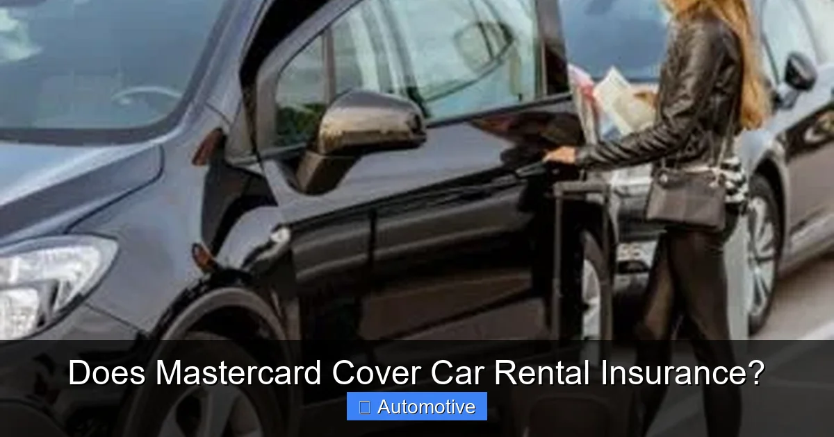 Does Mastercard Cover Car Rental Insurance?