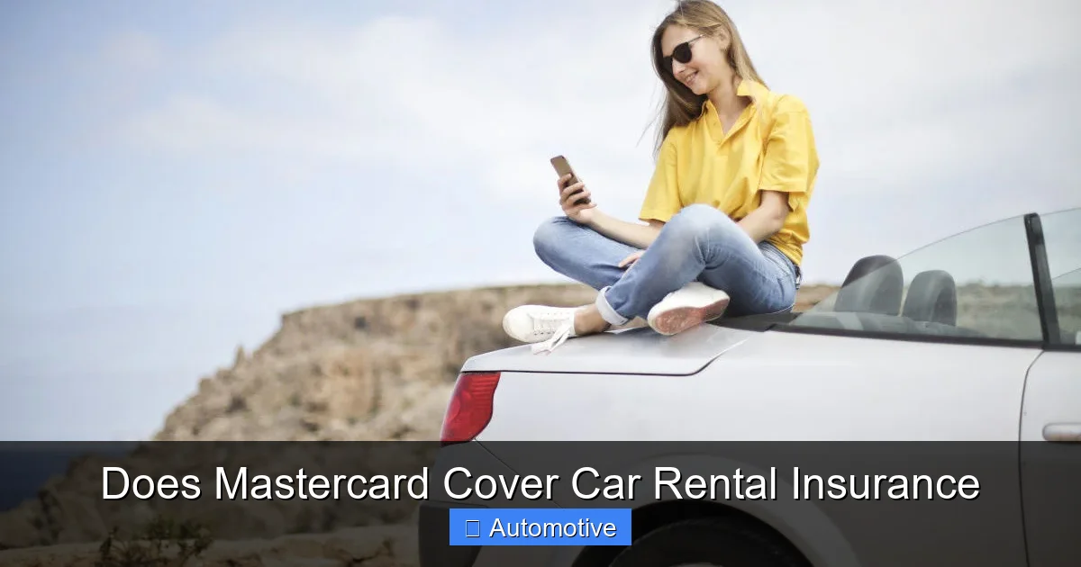 Does Mastercard Cover Car Rental Insurance